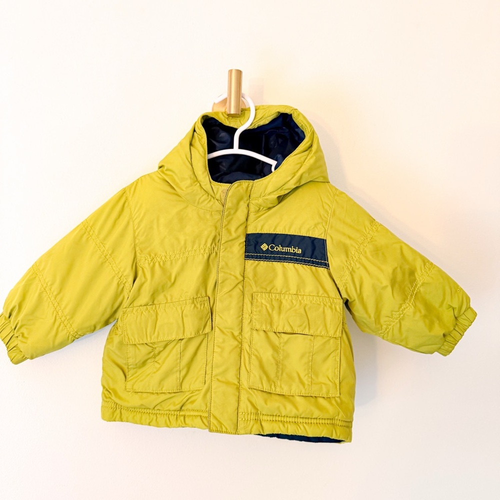 ⭐️ Columbia Kids Bright Yellow Puffer Jacket